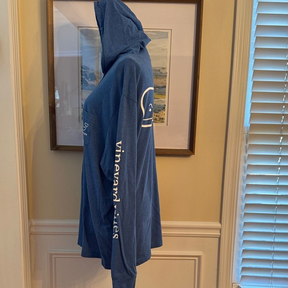 Unisex Vineyard Vines Blue Hoodie - Picture 3 of 9